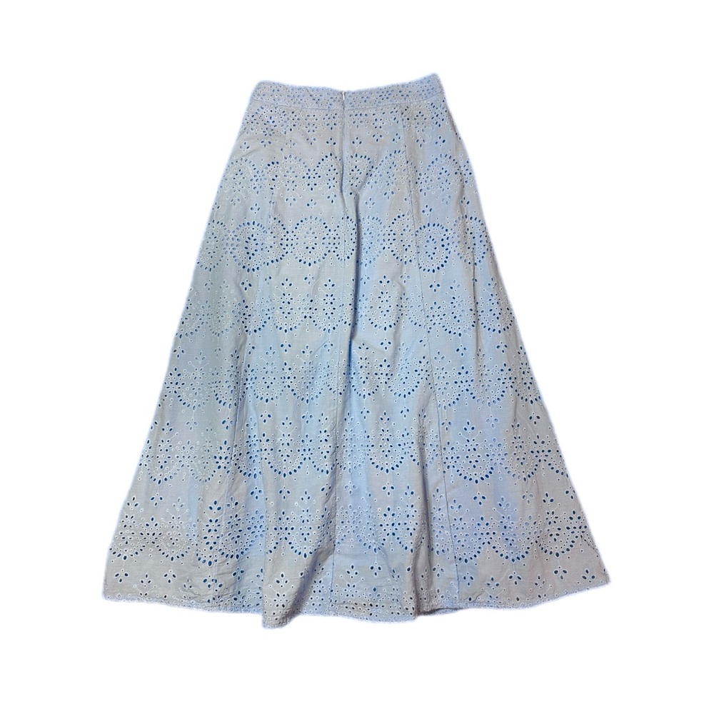 Commense Light Blue Eyelet Two-Piece Skirt Set - Picture 9 of 14